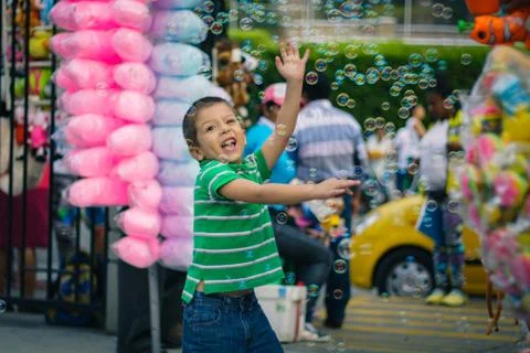Kid playing Stock Photos