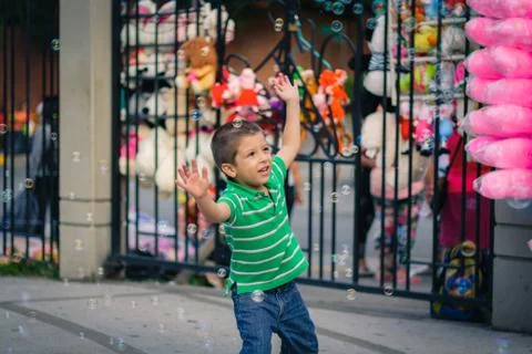 Kid playing Stock Photos