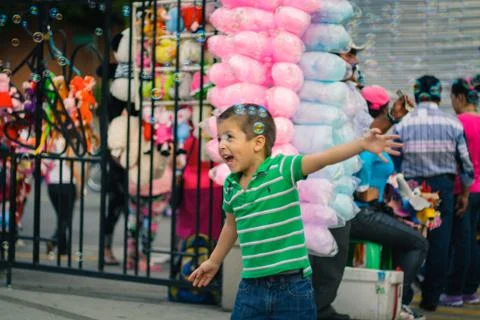 Kid playing Stock Photos