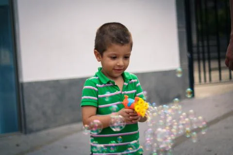 Kid playing Stock Photos