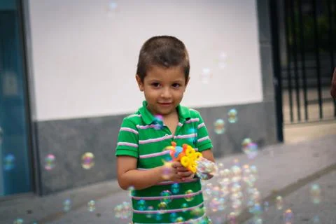 Kid playing Stock Photos
