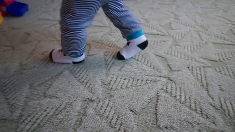 The kid is playing with toys. Stock Footage 74643537