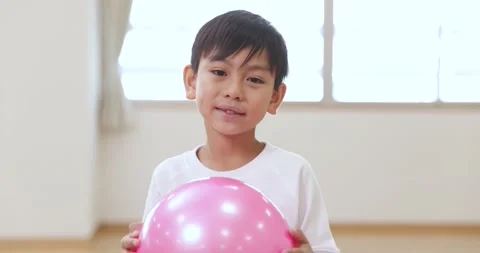Kid portrait at a gym Stock Footage 231674329