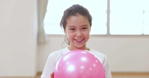 Kid portrait at a gym Stock Footage 231674338