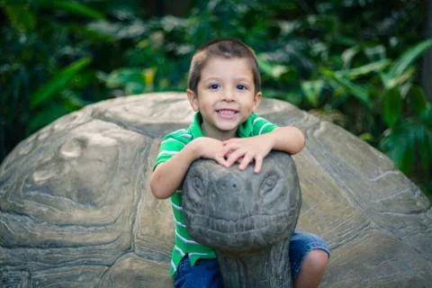 Kid posing Foto stock