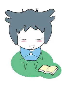 Kid praying Stock Illustration