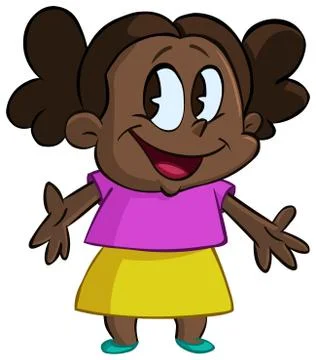 Kid presenting Stock Illustration