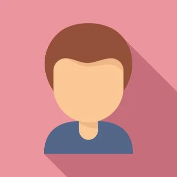 Kid programming icon flat . School computer education Illustrazione stock