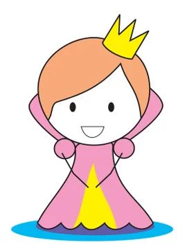 Kid queen Stock Illustration