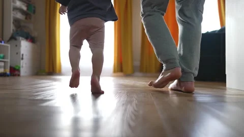 Kid race fun steps echo laughter. Fun chase kid races at house with joy. House Stockbeeldmateriaal 315341807
