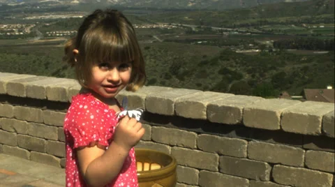 Kid run Stock Footage 32356175