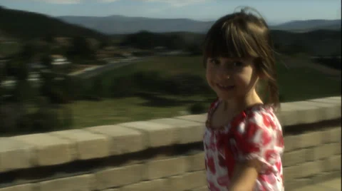 Kid run Stock Footage 32362788