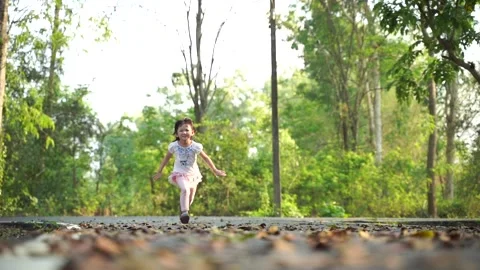 Kid run Slomo3 Stock Footage 131872264