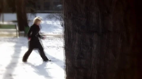 Kid running Video stock 2254248