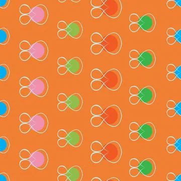 Kid s pattern wallpaper, helix, fun, green, white, red, vector, bright, ch... Foto stock