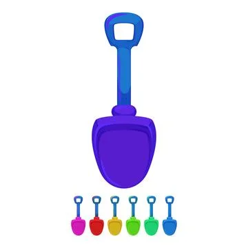 Kid sand toy cartoon vector graphic Stock Illustration
