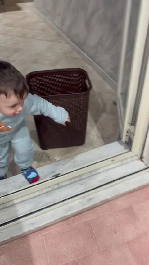 Kid Scared By Man In Mask, Palermo, Sicily, Italy - 04 Feb 2025 Stock Footage 301242202