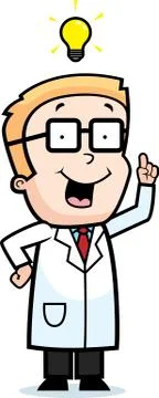Kid Scientist Idea Stock Illustration