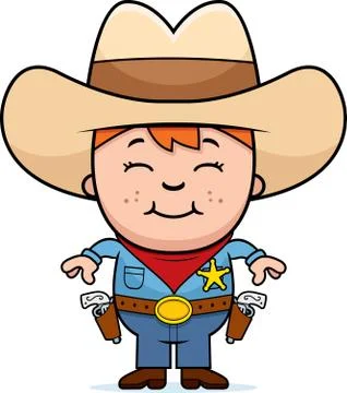 Kid Sheriff Stock Illustration