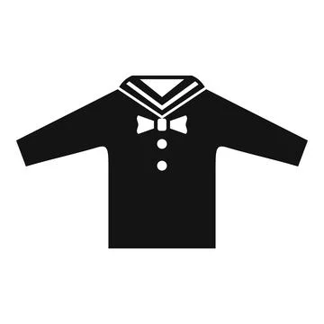 Kid shirt icon simple vector. Fashion uniform Stock Illustration
