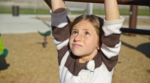 Kid swingin' Stock Footage 32680475