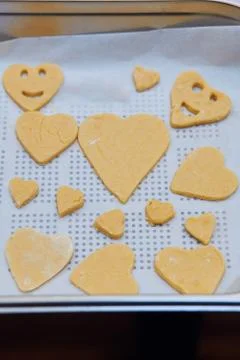 Kid taking part in baking workshop Stock Photos