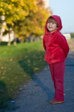 Kid talking to someone Stock Photos