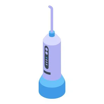 Kid teeth irrigator icon isometric vector. Device care tech Stock-Illustration