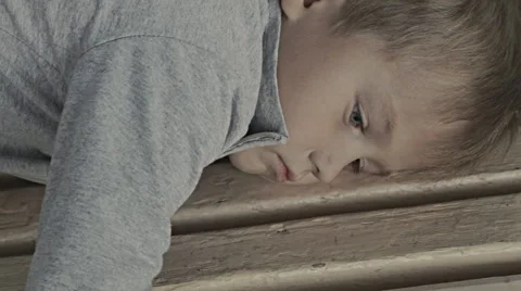 Kid with toy gun shoot on the camera Stock Footage 67770167