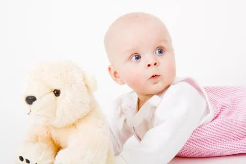 Kid with a toy Stock Photos