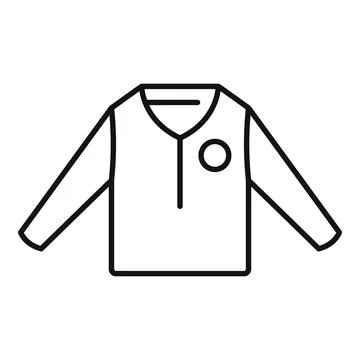 Kid uniform icon outline vector. Suit fashion Stock Illustration