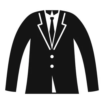 Kid uniform icon simple vector. Suit fashion Stock Illustration