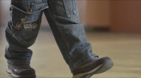 Kid walk Stock Footage 10869841