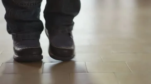 Kid walk Stock Footage 10869855