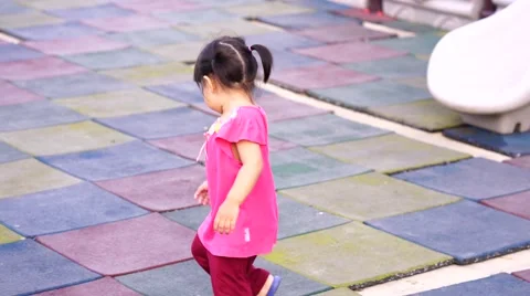 Kid walk Stock Footage 63970625