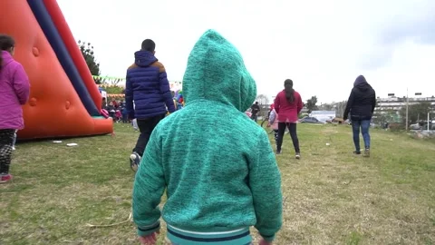 Kid walking Stock Footage 247010238