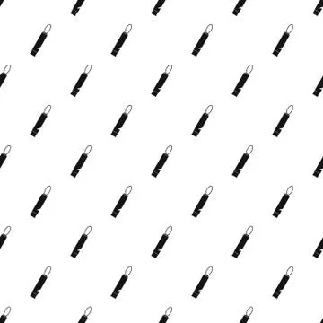 Kid whistle pattern seamless Stock Illustration