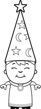 Kid Wizard Stock-Illustration