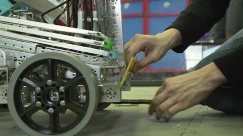 Kid working on robotics Stock-Footage 62656449