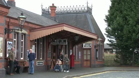 Kidderminster Old Station Stock Footage 11527802