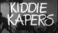 KIDDIE KAPERS Vintage Old Film Children Play Title Graphic Leader 8mm 7029 HD Footage