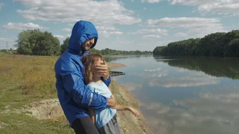 Kidnapping. Abduction of a child. Stock Footage 99196558