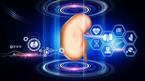 KIdney Analysis Virtual Reality Stock-Footage 153220662