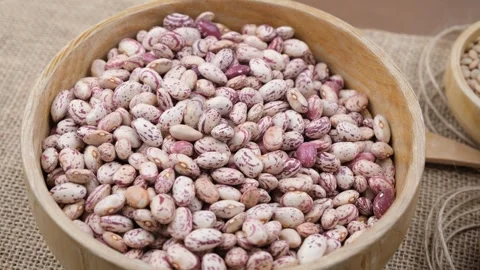 Kidney bean bowl Stock Footage 260499857