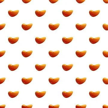 Kidney bean pattern creating a seamless food background Stock Illustration