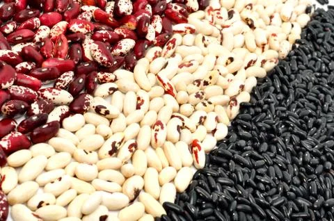 Kidney beans background Stock Photos