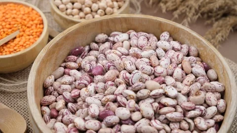Kidney beans close up Stock Footage 260917916