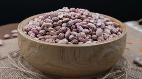 Kidney beans rotate Stock Footage 260681669