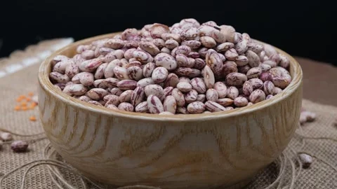 Kidney beans rotating Stock Footage 260724401