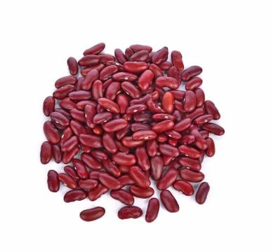 Kidney beans on white background Foto stock